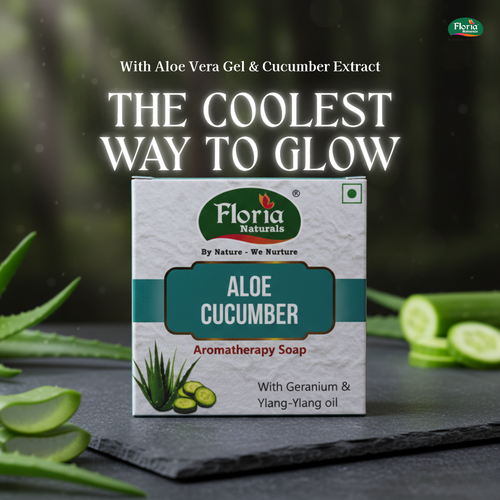 Aloe Cucumber aromatherapy soap by Floria Naturals, photo 2