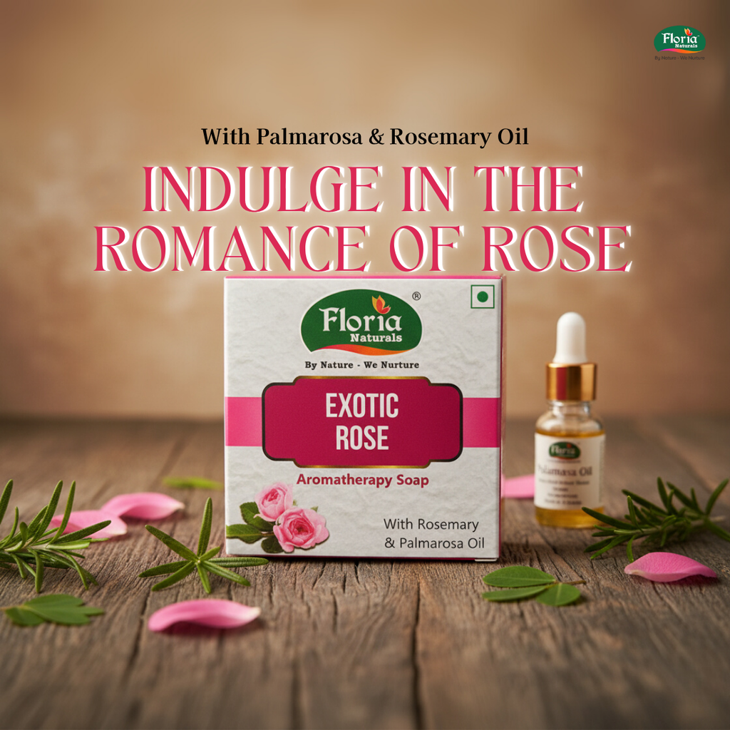 Exotic Rose aromatherapy soap by Floria Naturals, photo 2