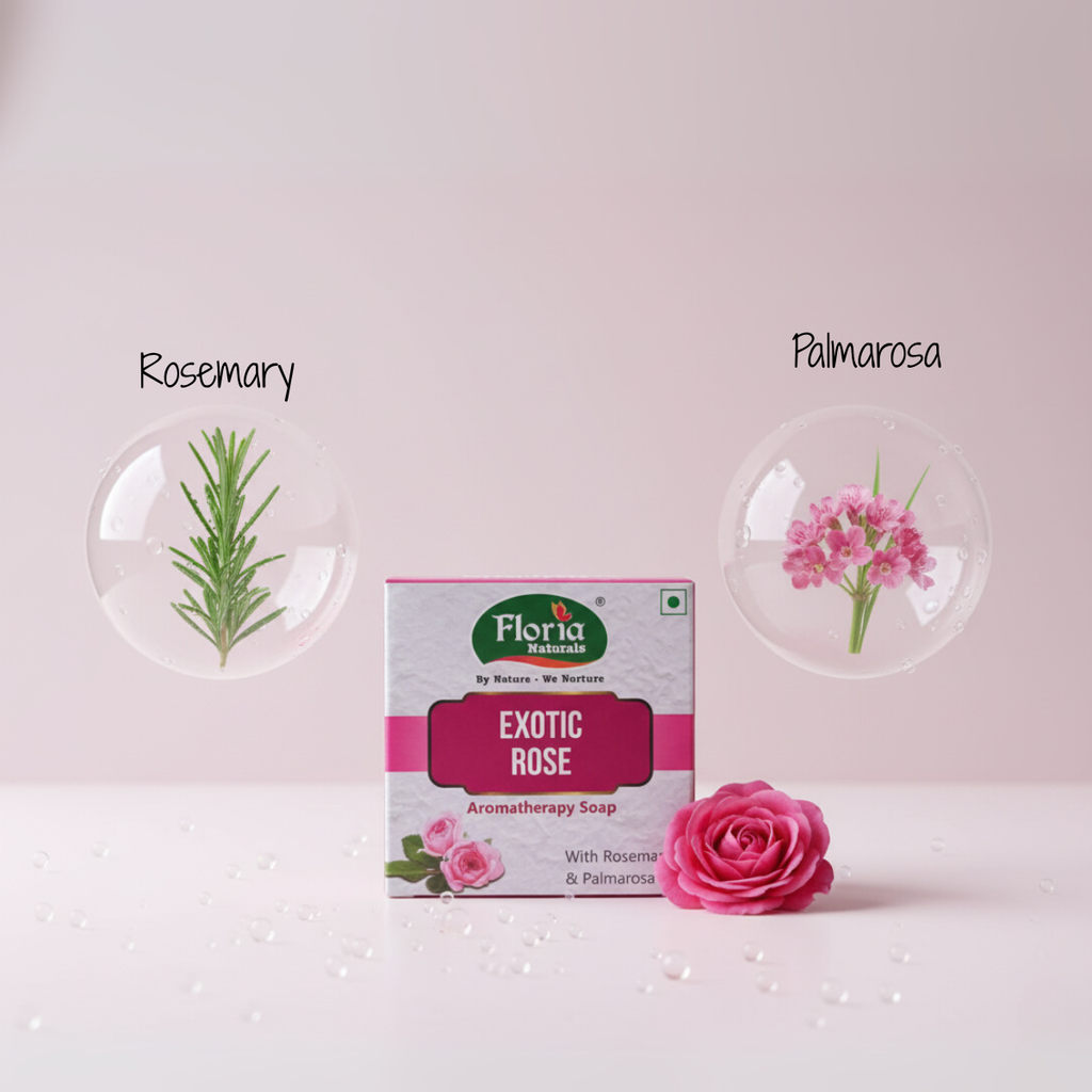 Exotic Rose aromatherapy soap by Floria Naturals, photo 4