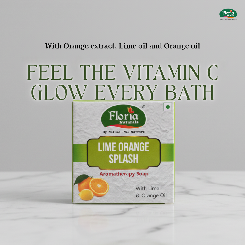 Lime Orange Splash aromatherapy soap by Floria Naturals, photo 2