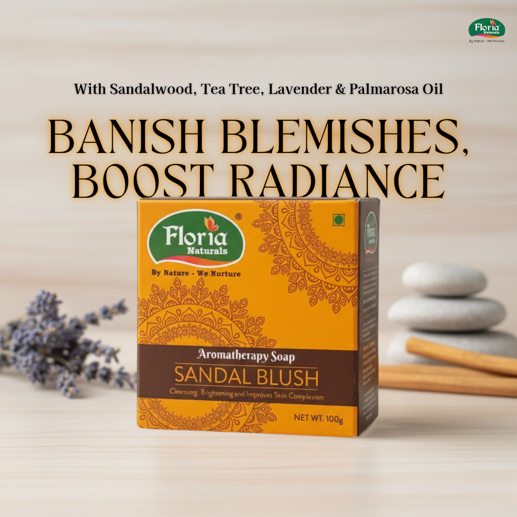Sandal Blush aromatherapy soap by Floria Naturals, photo 3